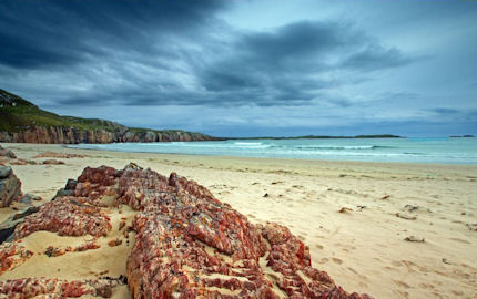 The beautiful Durness Beach is hidden away in northern Scotland